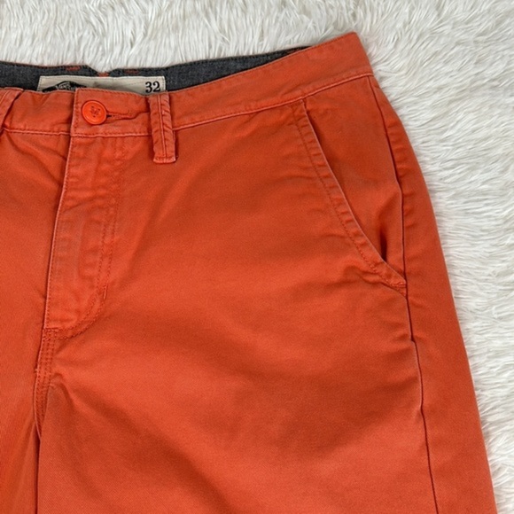 Vans Coral/Orange Denim Style Shorts - Picture 3 of 8